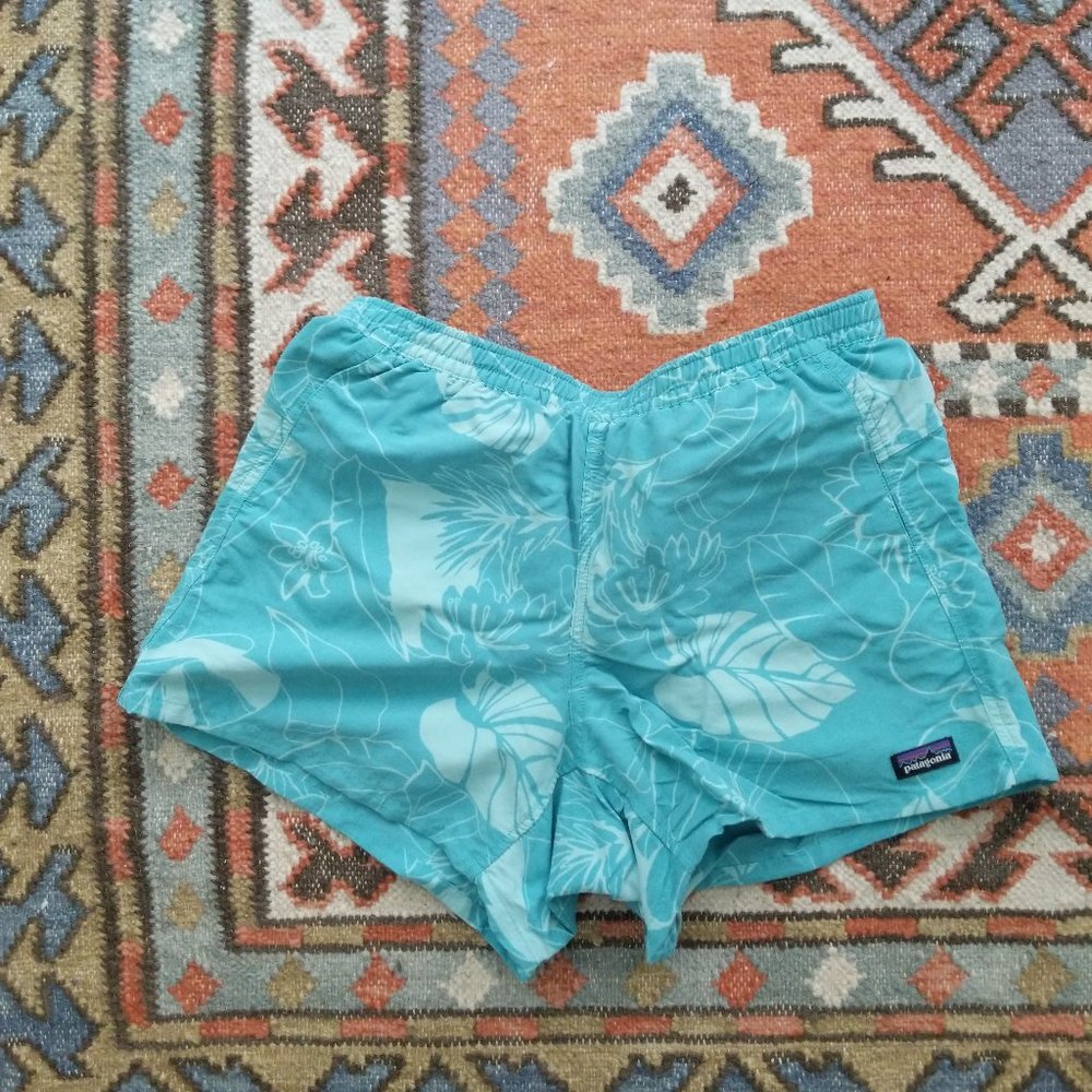 Patagonia Baggies Tropical Blue in Small